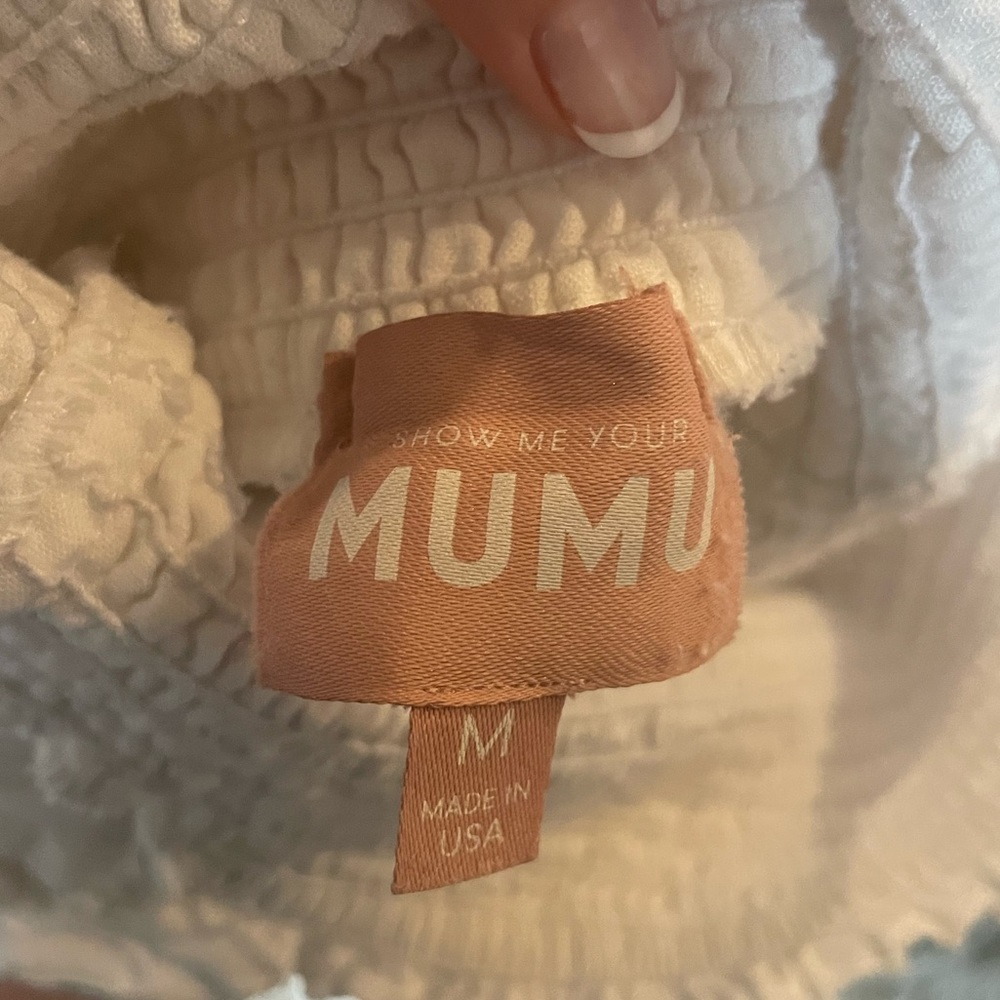 Show Me Your Mumu Colvin Puff Sleeve Mini Dress - Picture 5 of 5